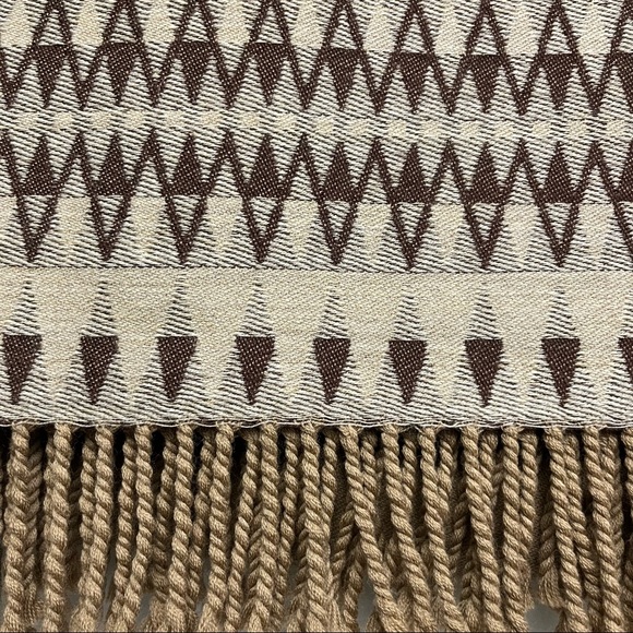 Cecchi e Cecchi Italy Native American Southwestern Boho Wool Poncho Shawl Scarf - Picture 6 of 9